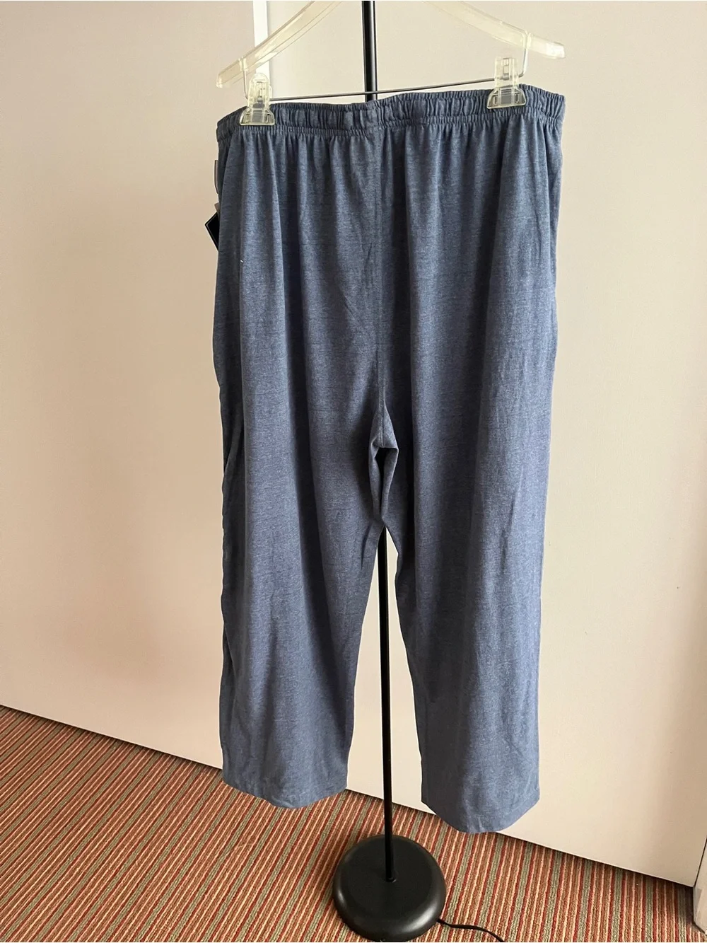 NWT IZOD Sleepwear Lightweight Blue Pajama Lounge Pants Cotton Blend $59+ Large